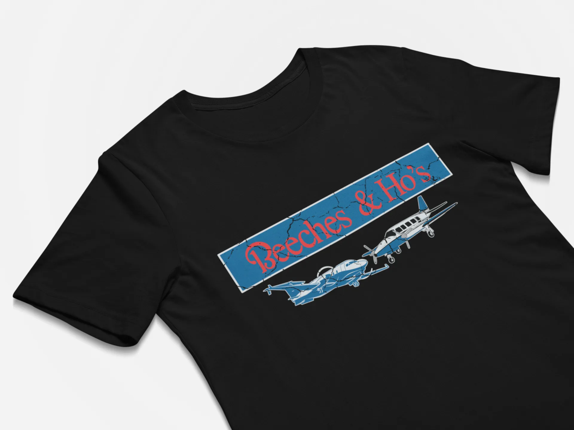 Beeches & Ho's Funny Aviation Shirt - Beechcraft and Piper Navajo