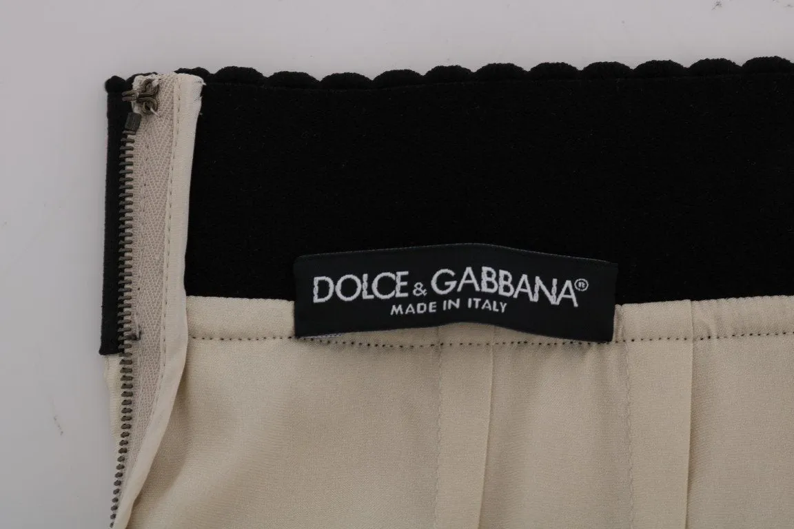 Beige Macramé Lace Skirt