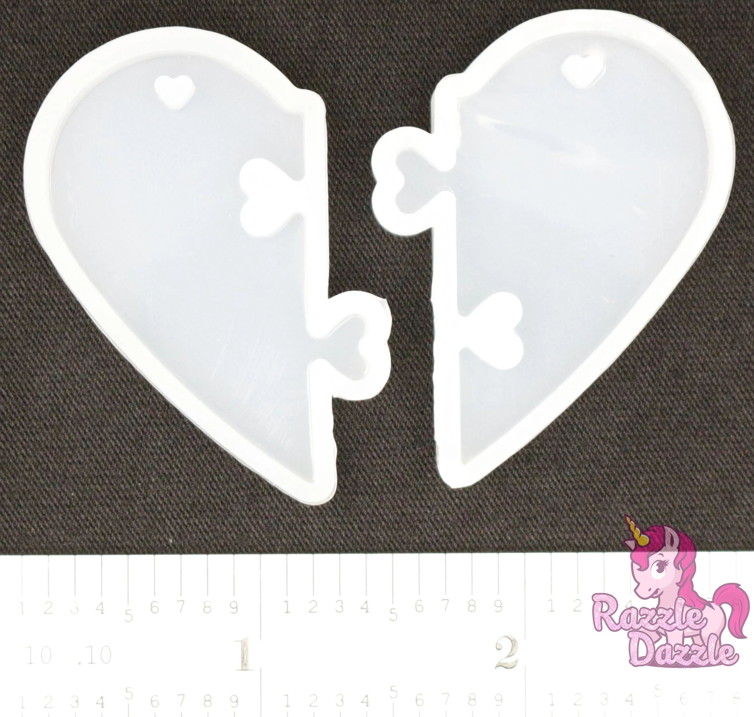 BFF Heart Molds