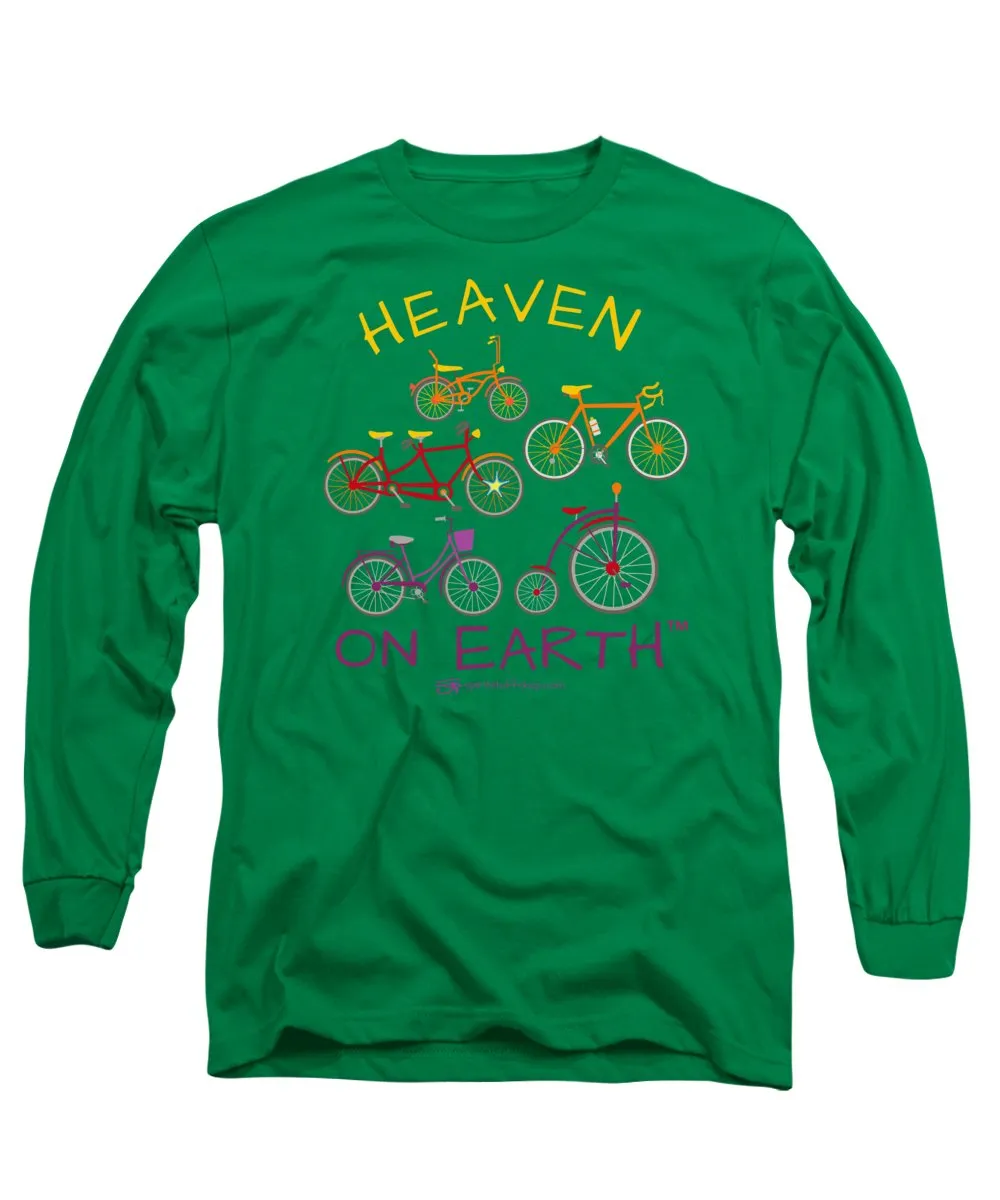Bicycles Heaven On Earth - Long Sleeve T-Shirt