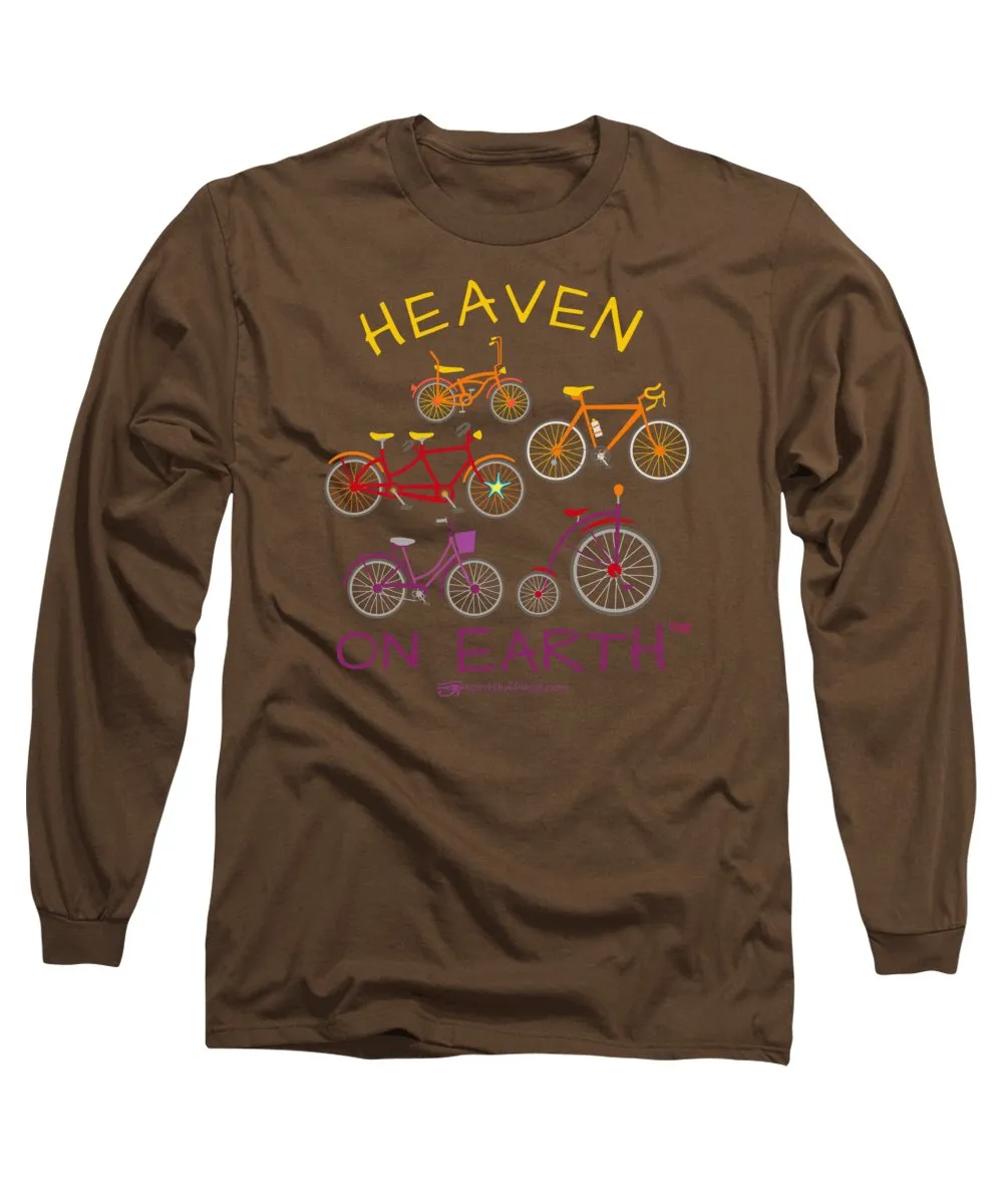 Bicycles Heaven On Earth - Long Sleeve T-Shirt