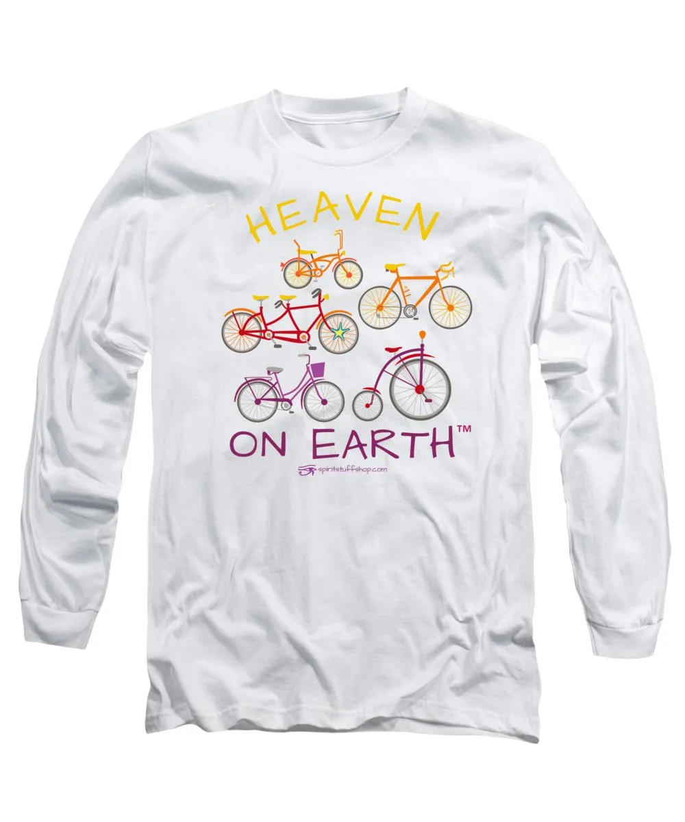 Bicycles Heaven On Earth - Long Sleeve T-Shirt