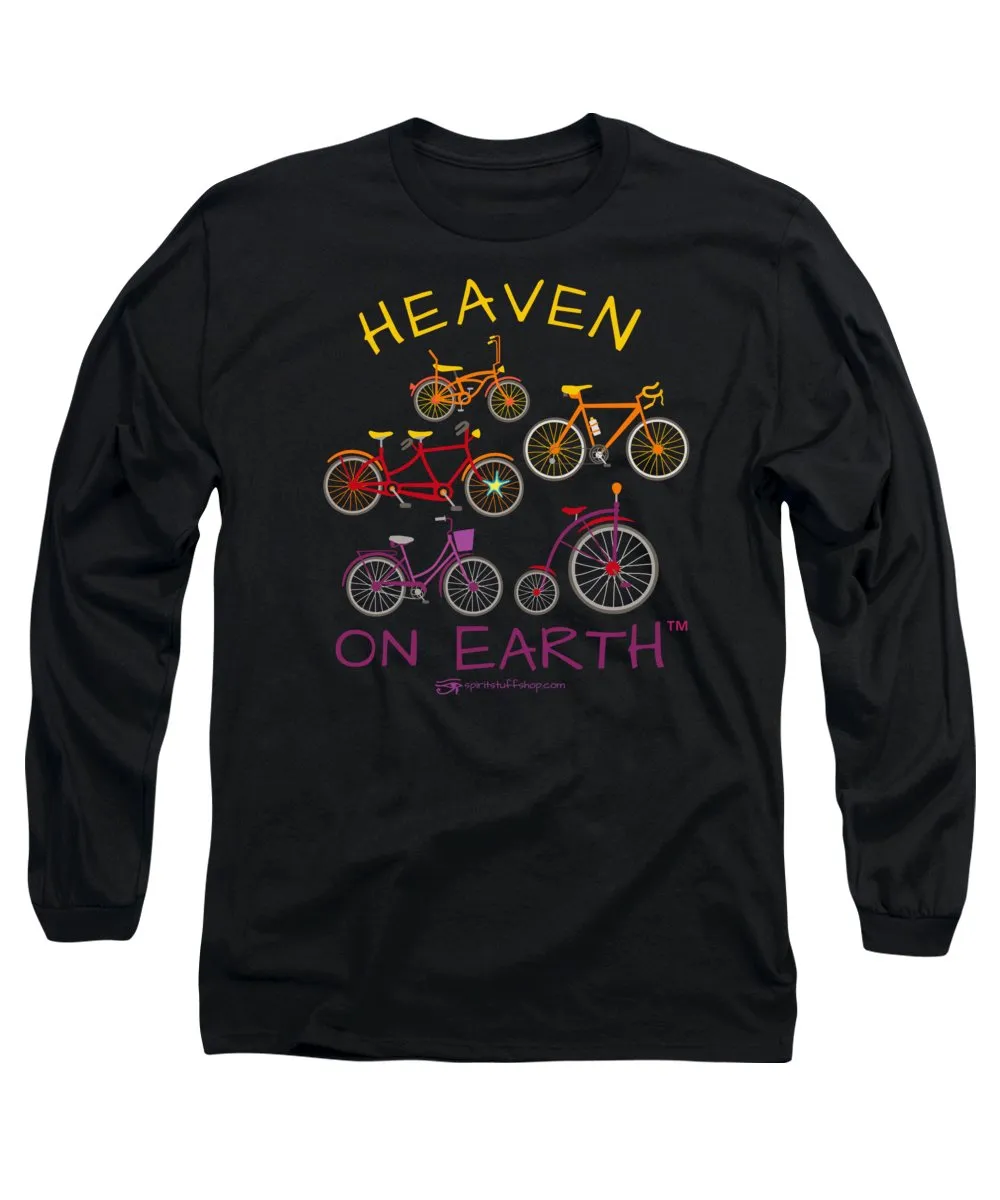Bicycles Heaven On Earth - Long Sleeve T-Shirt