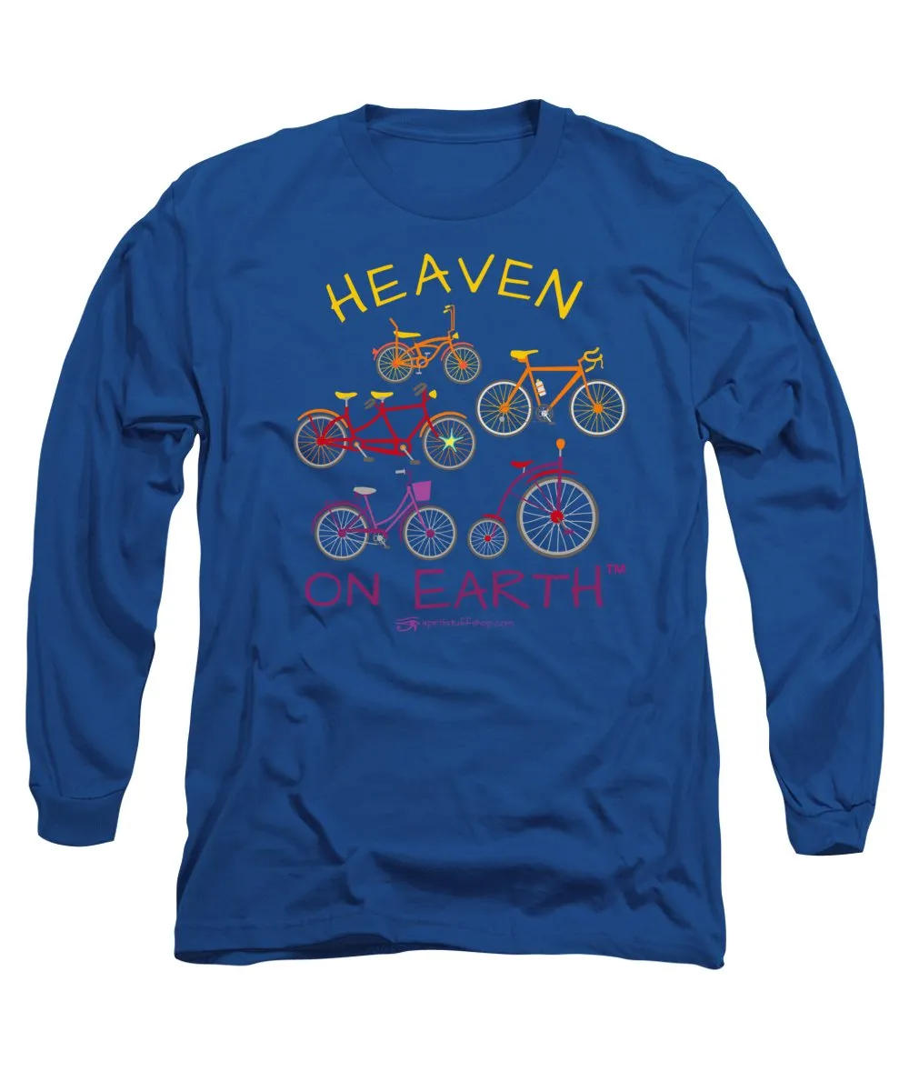 Bicycles Heaven On Earth - Long Sleeve T-Shirt