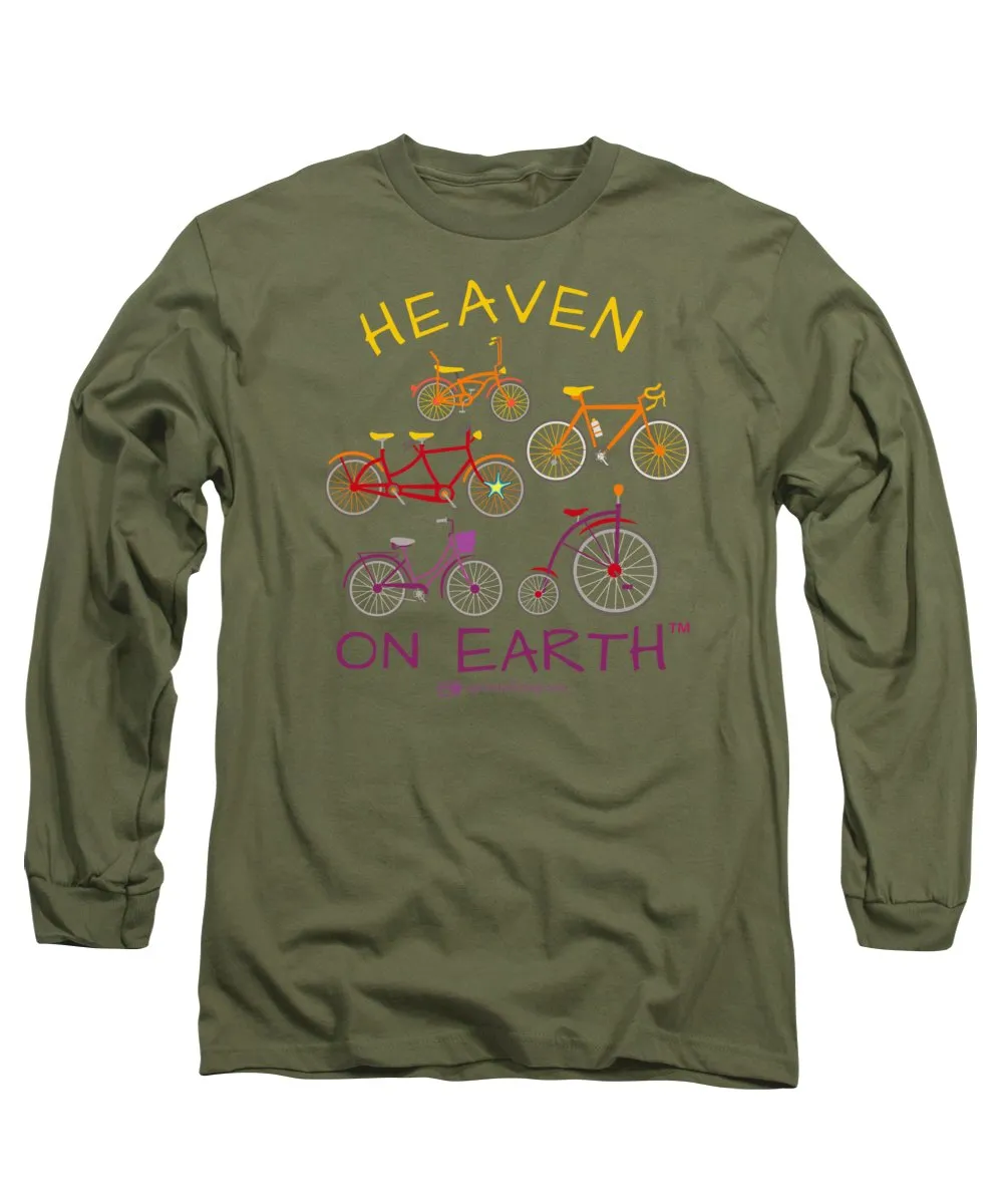 Bicycles Heaven On Earth - Long Sleeve T-Shirt