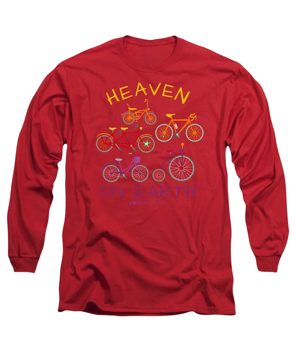 Bicycles Heaven On Earth - Long Sleeve T-Shirt