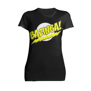Big Bang Theory  Logo Bazinga Official Women's T-Shirt