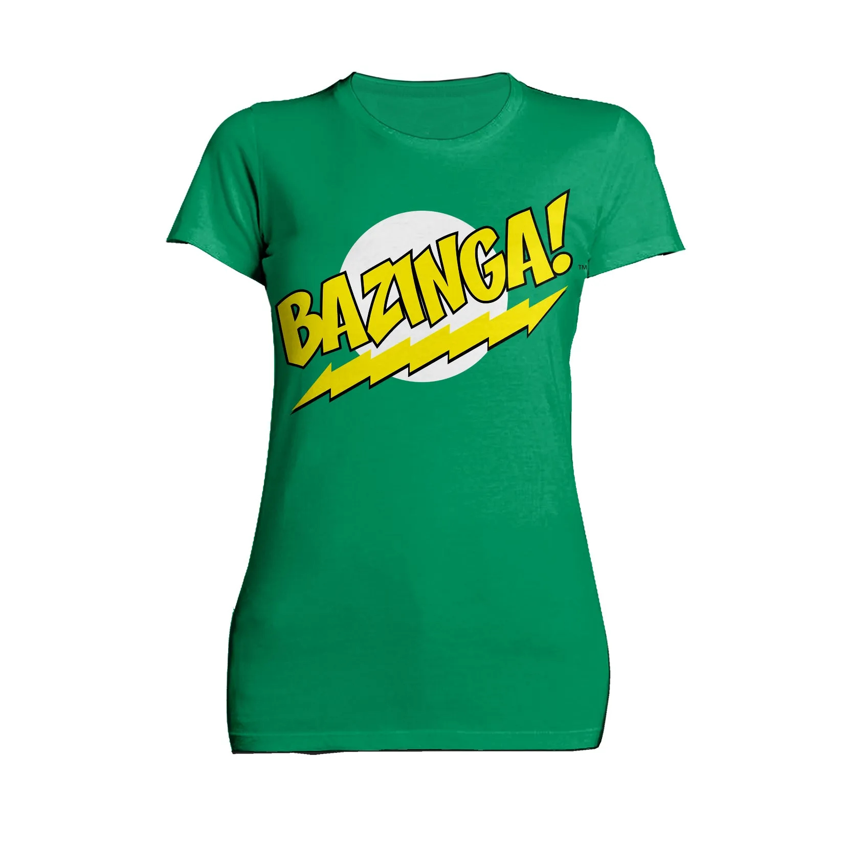 Big Bang Theory  Logo Bazinga Official Women's T-Shirt