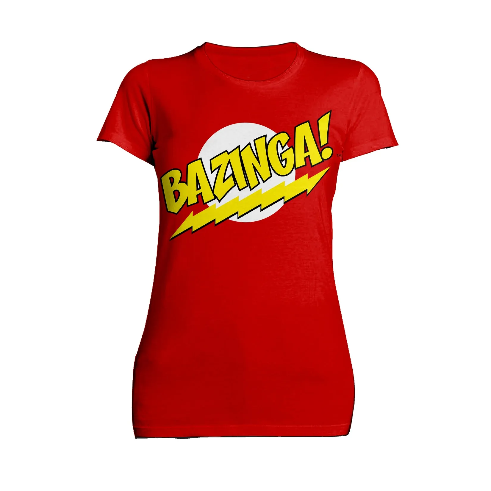 Big Bang Theory  Logo Bazinga Official Women's T-Shirt