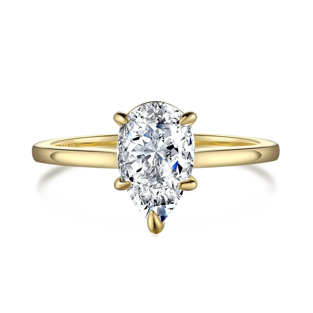 Billie Pear Shaped Promise Ring