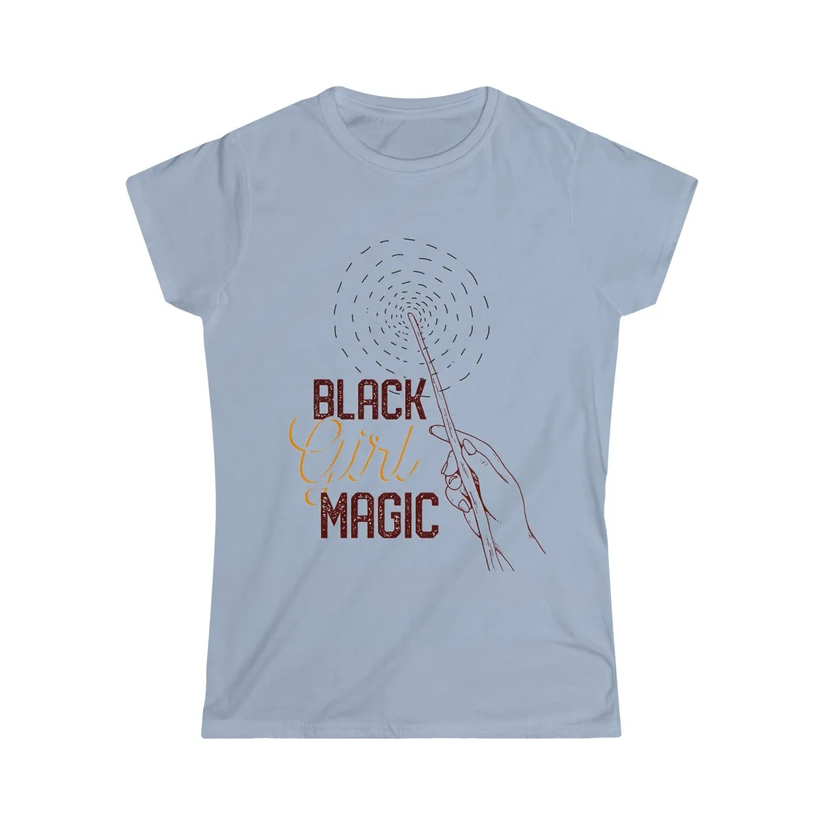 BLACK GIRL MAGIC <br>women's softstyle tee