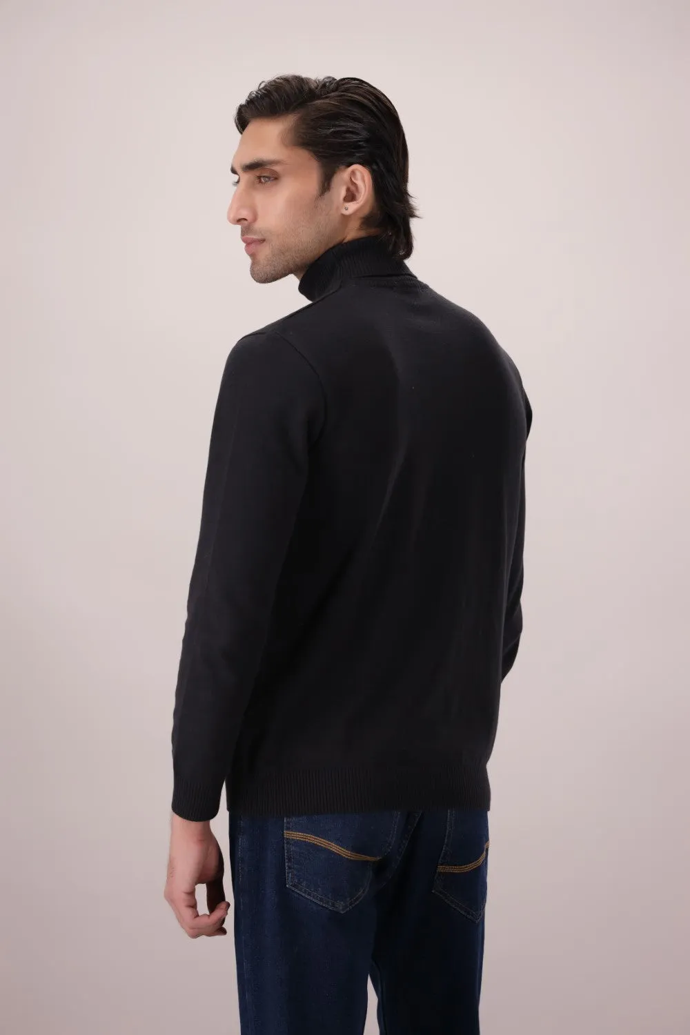 Black High Neck