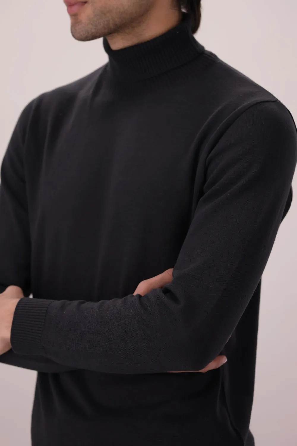 Black High Neck