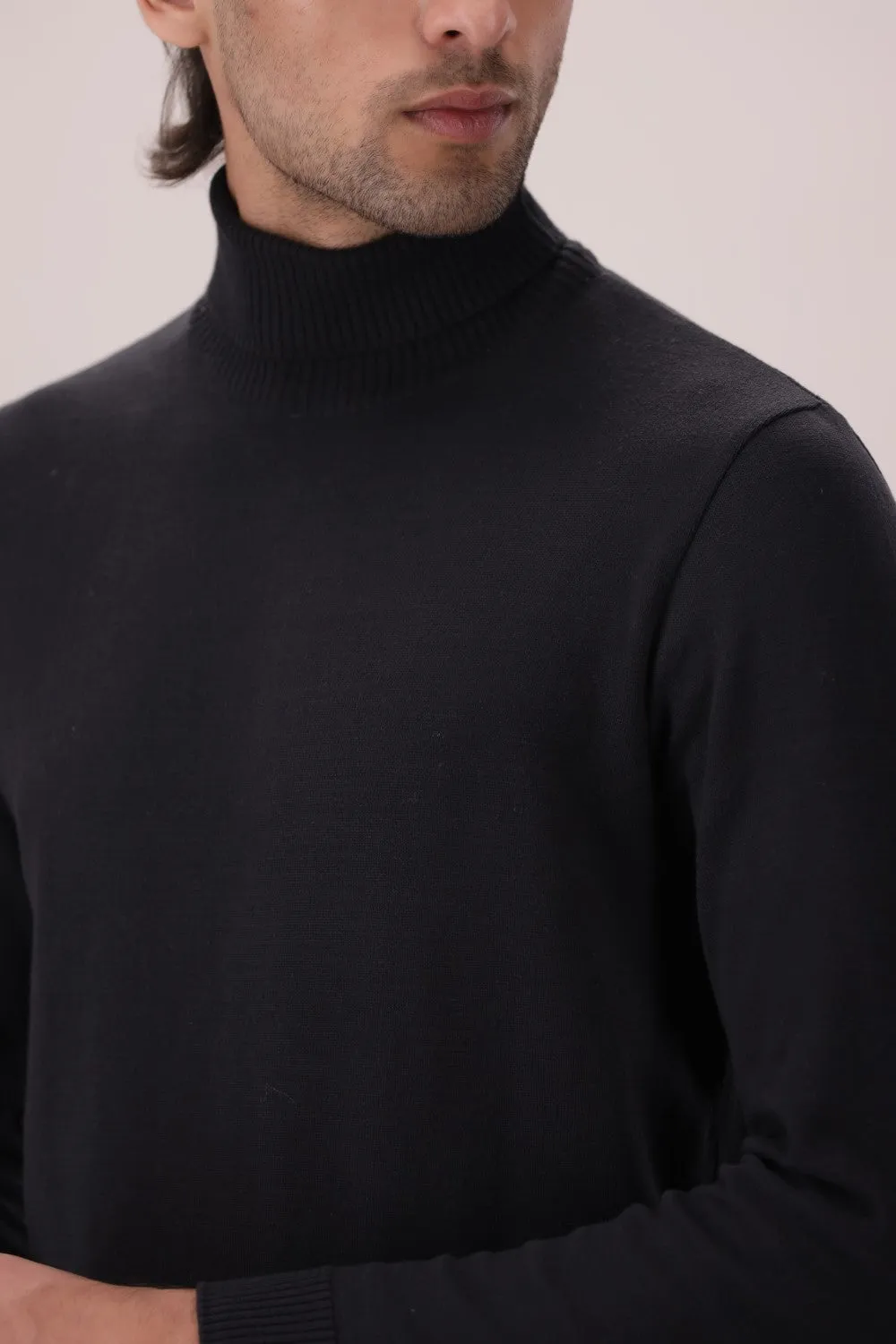 Black High Neck