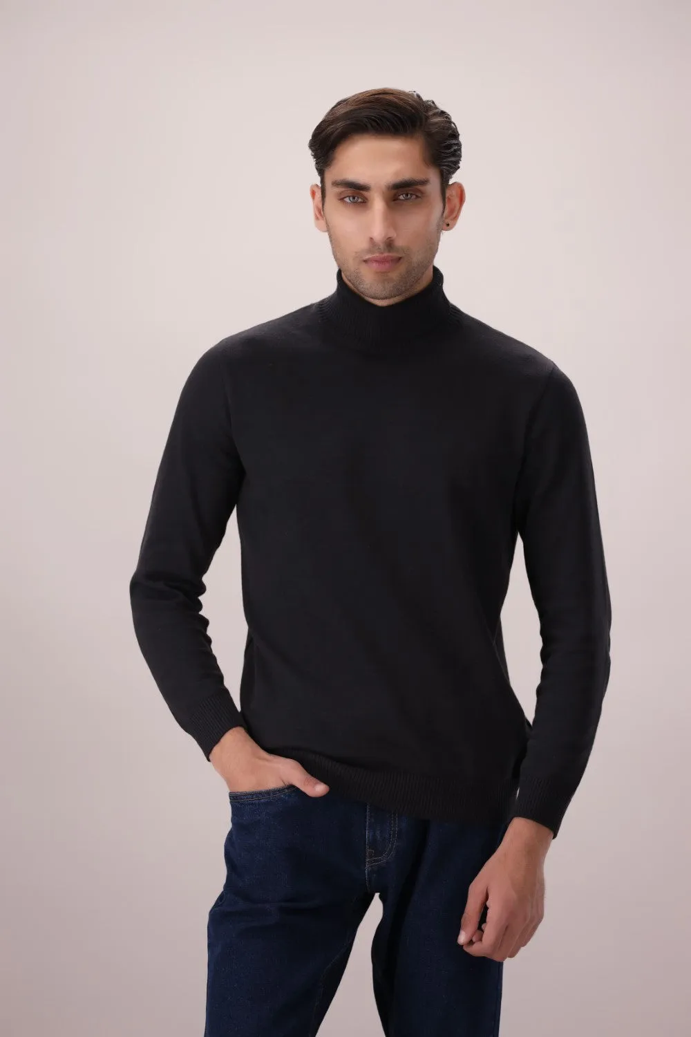 Black High Neck