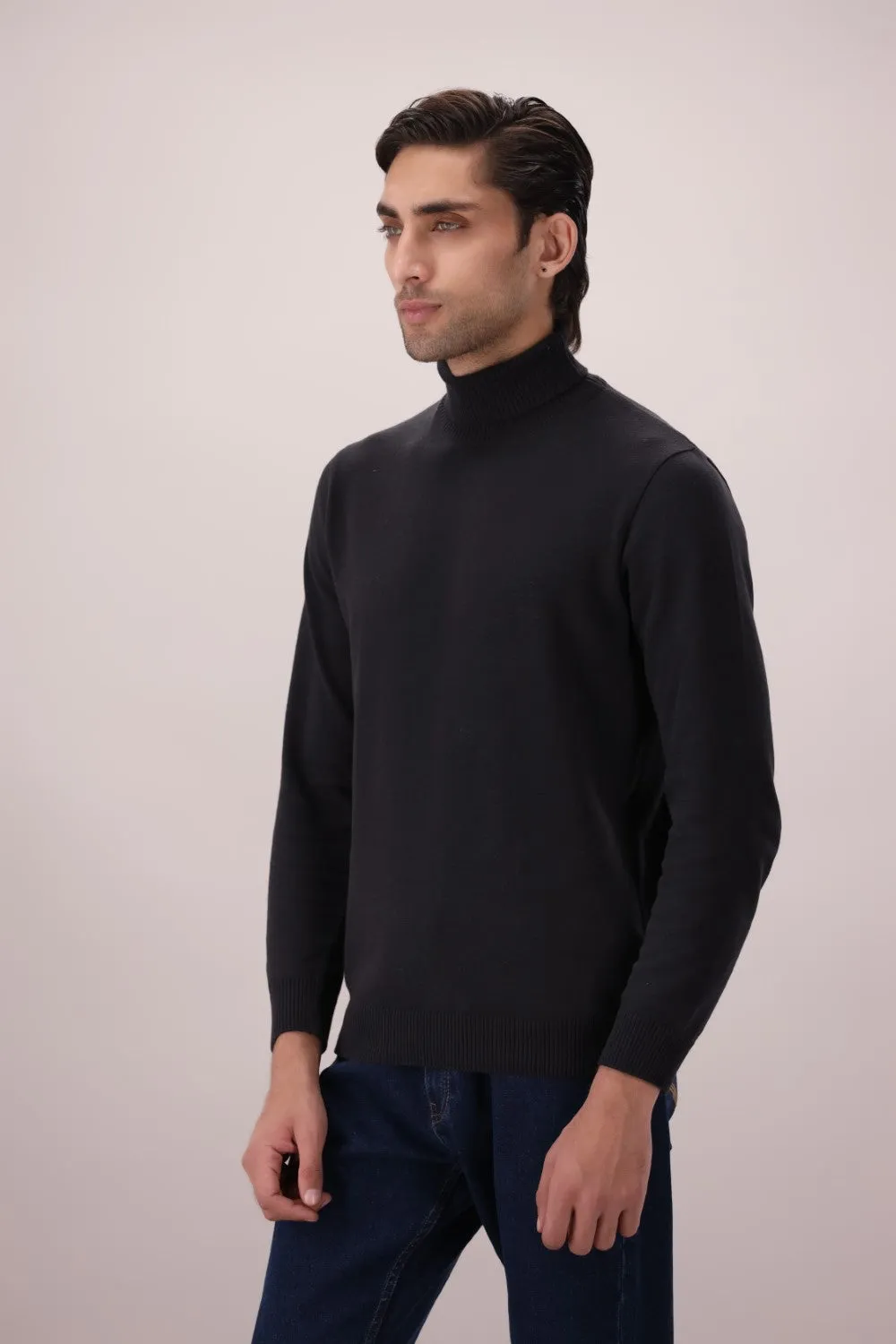Black High Neck