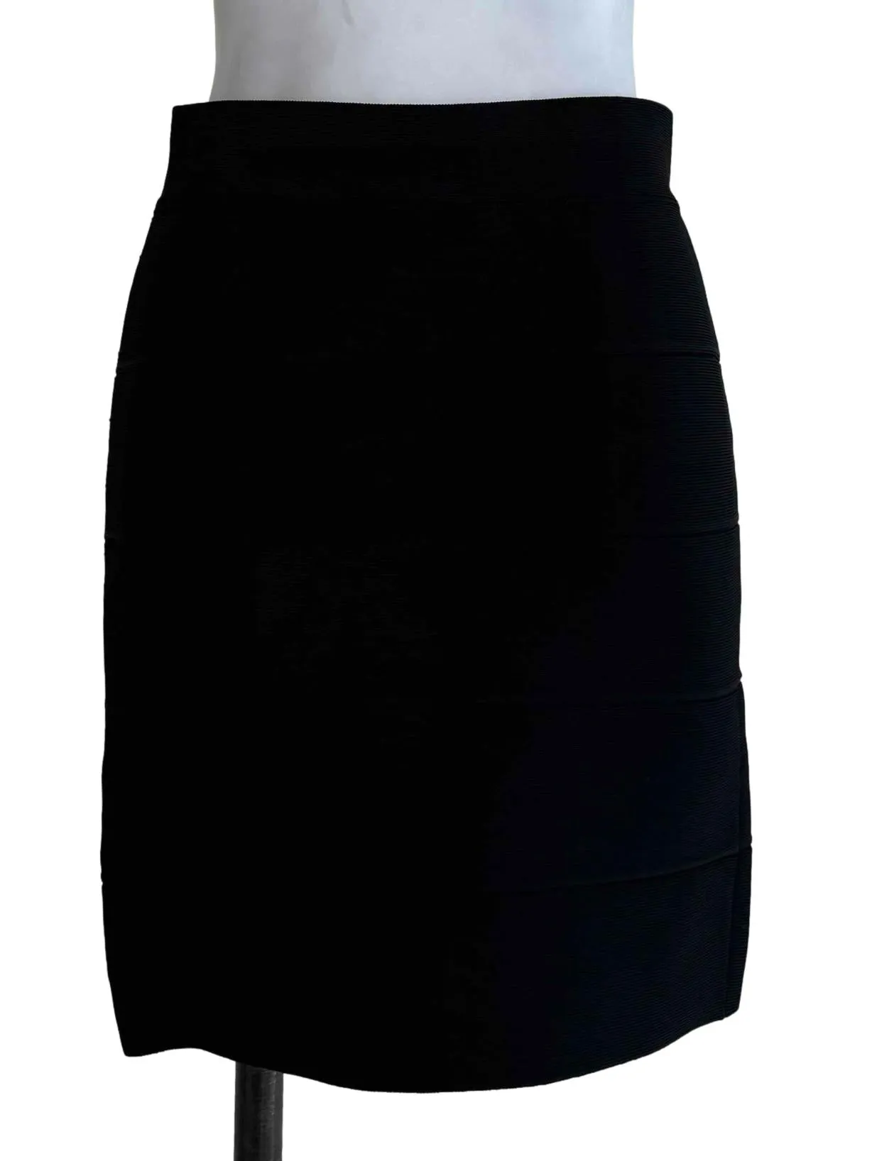 Black Plain Pencil Skirt