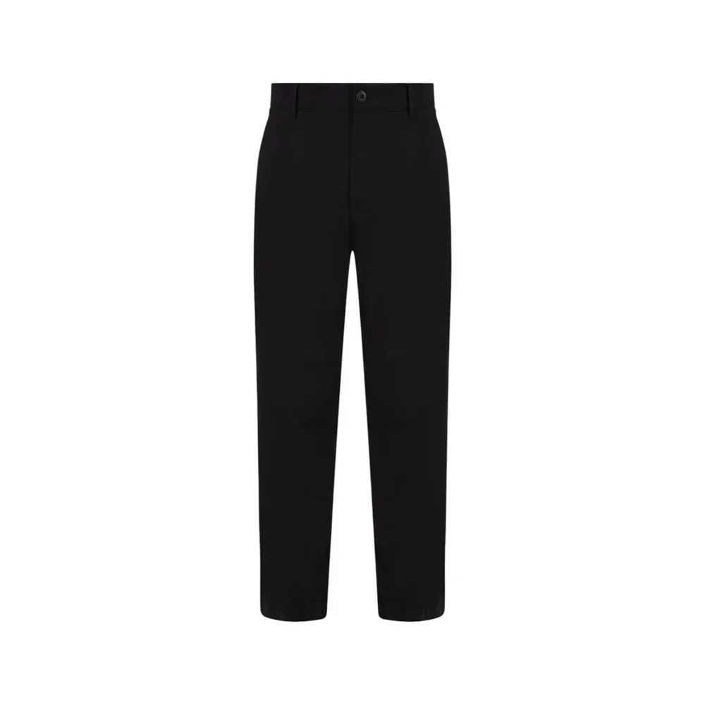 Black Recycled Cotton Jeans & Pant