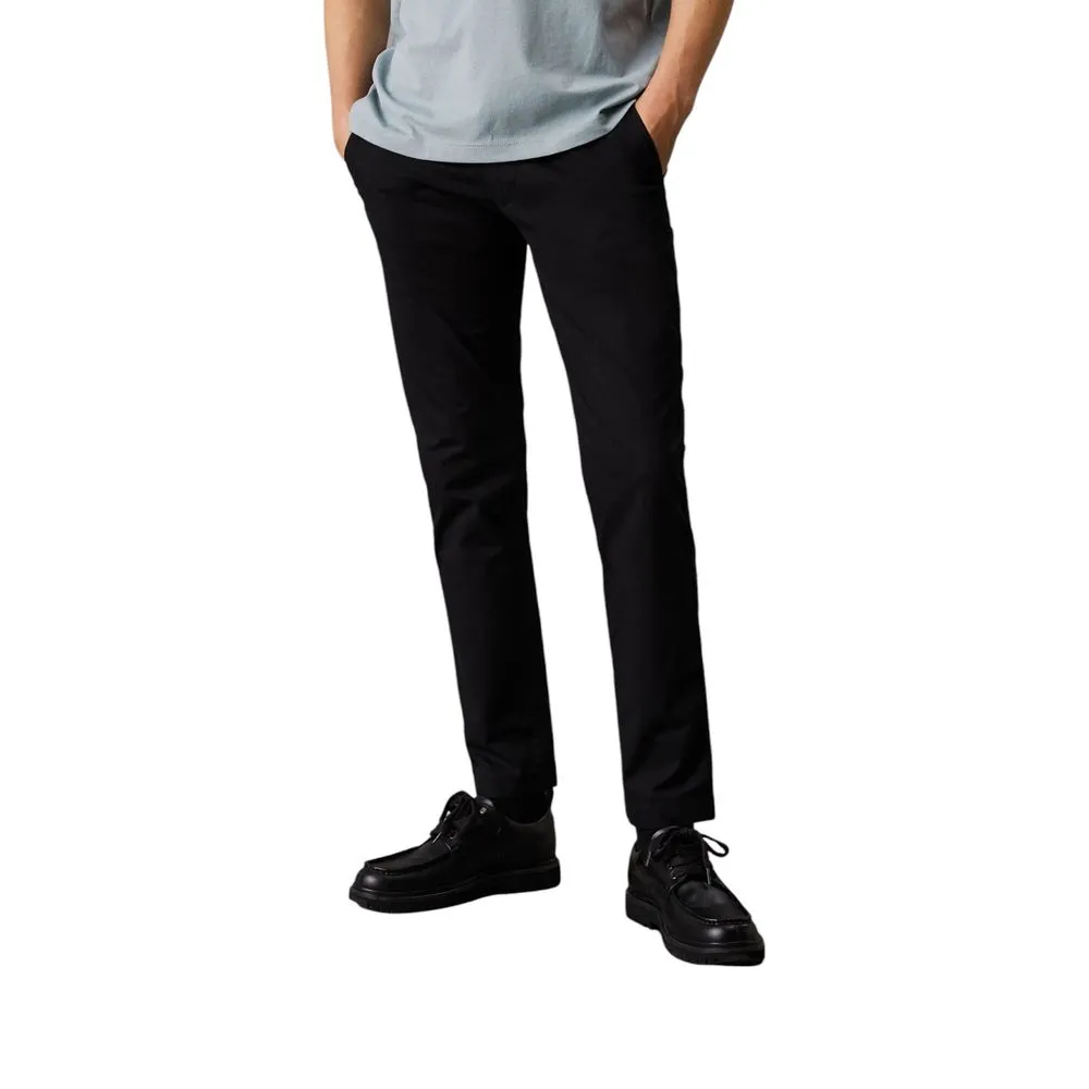 Black Recycled Cotton Jeans & Pant