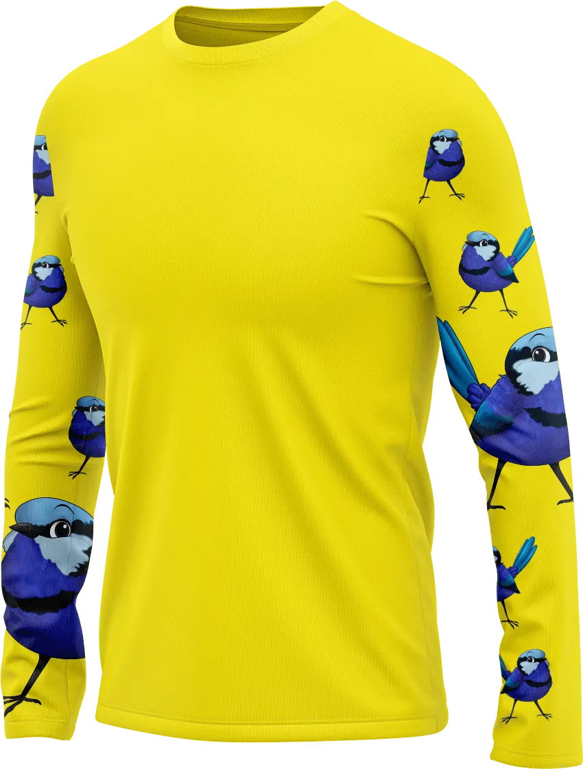 Blue Wren Rash Shirt Long Sleeve