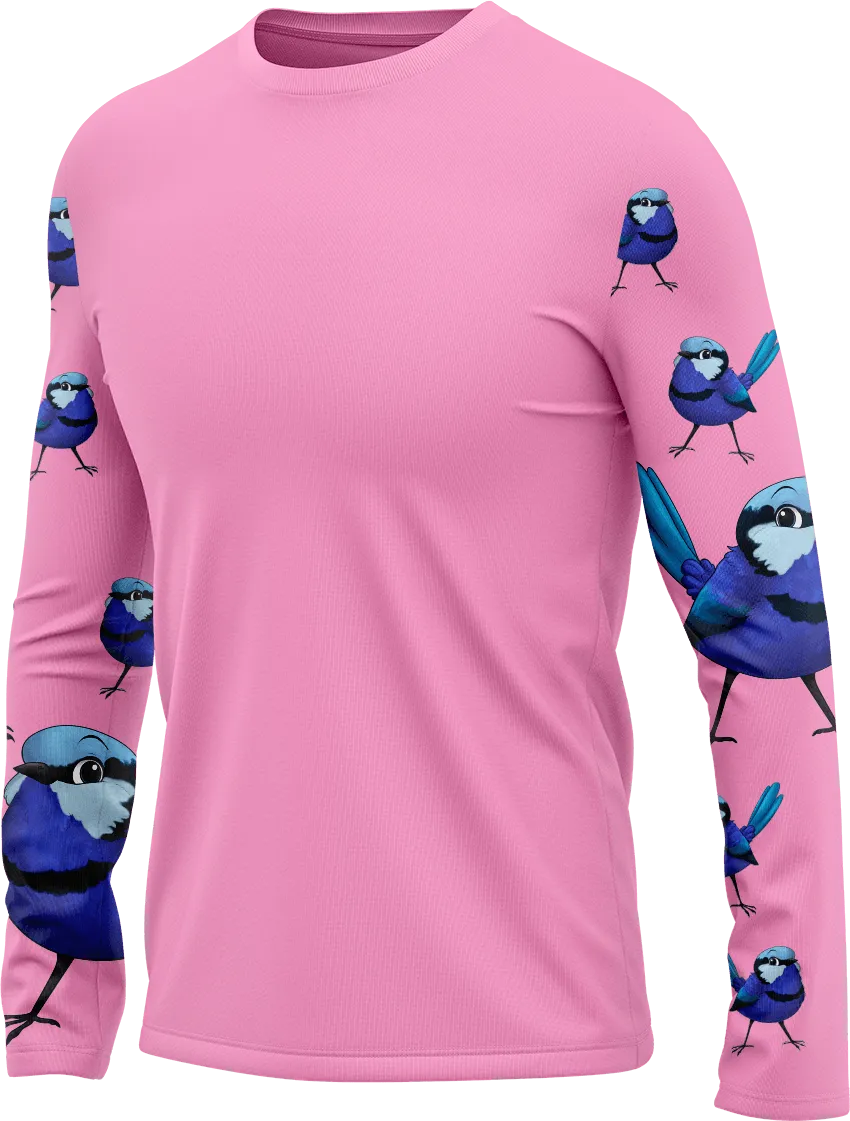 Blue Wren Rash Shirt Long Sleeve