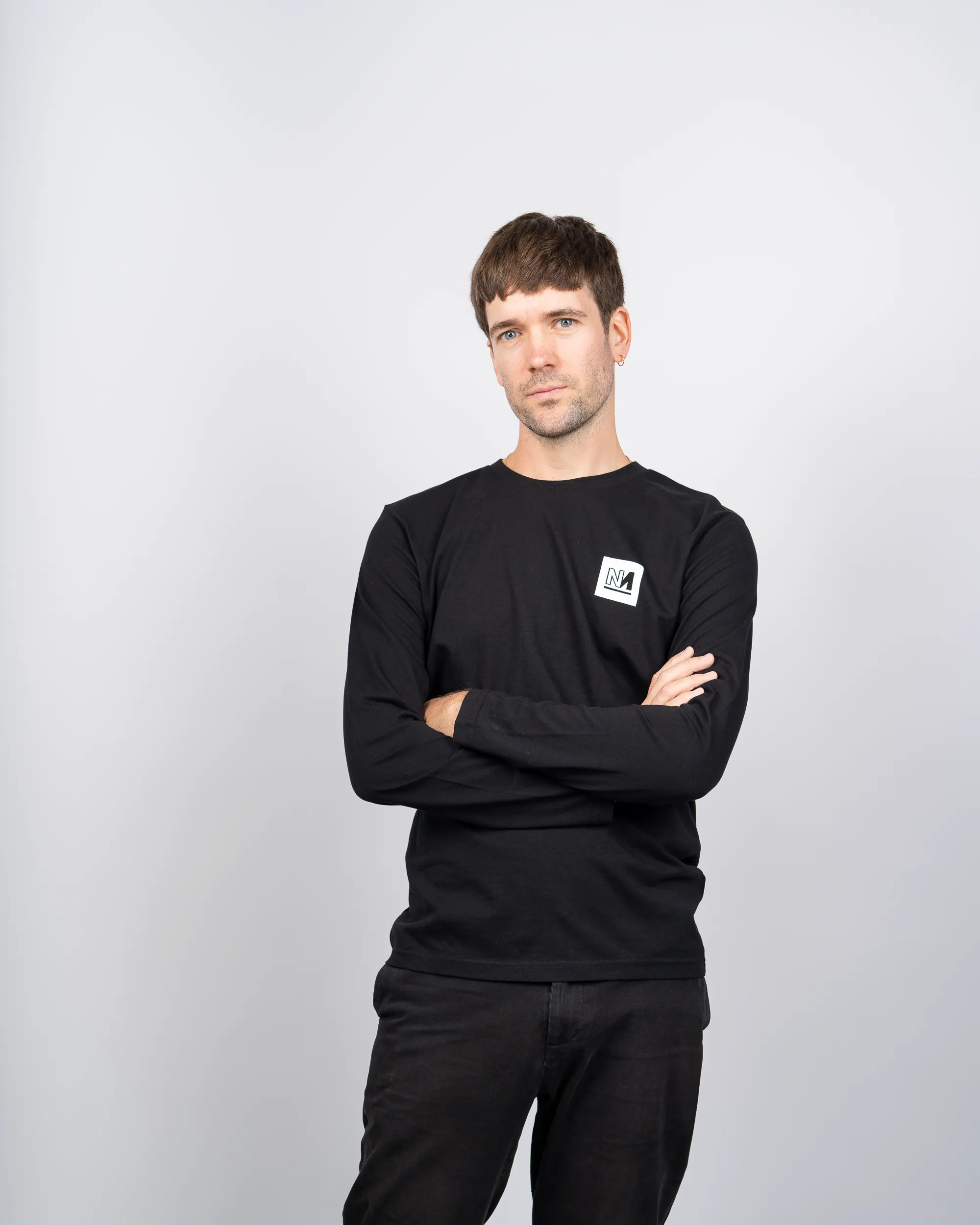 Box Logo Long Sleeve Black