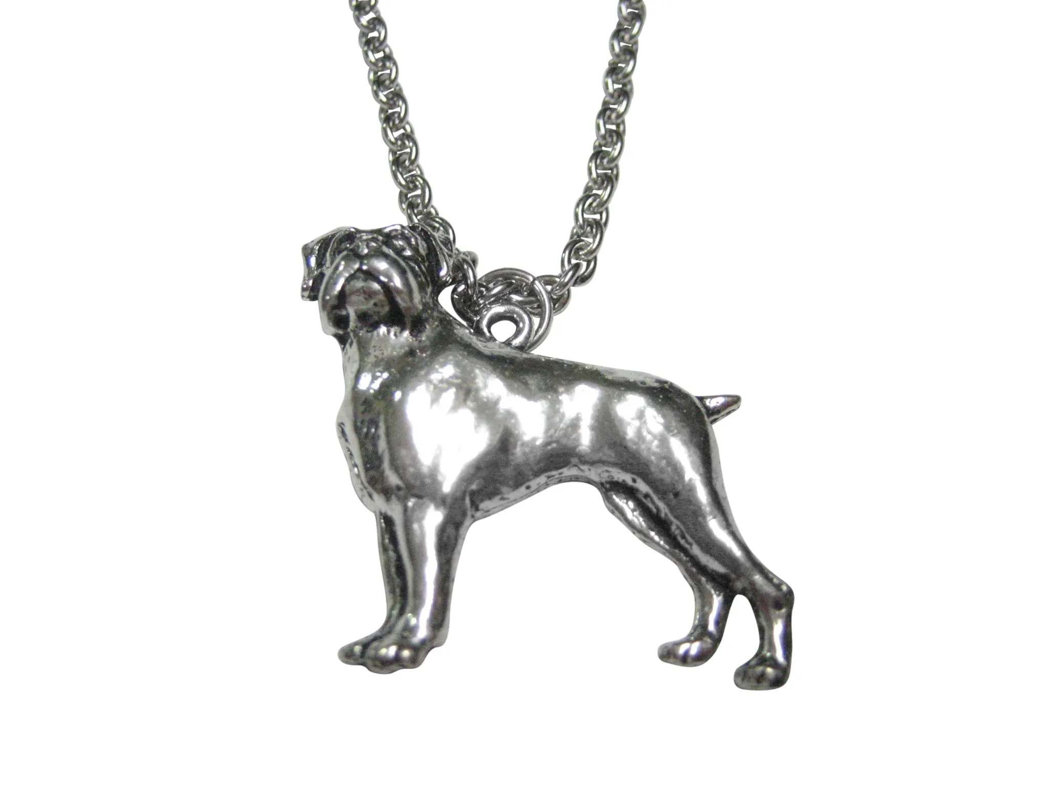 Boxer Dog Pendant Necklace