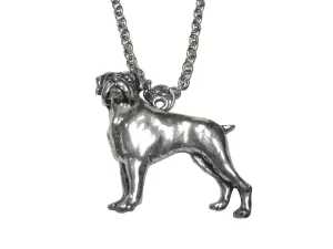 Boxer Dog Pendant Necklace