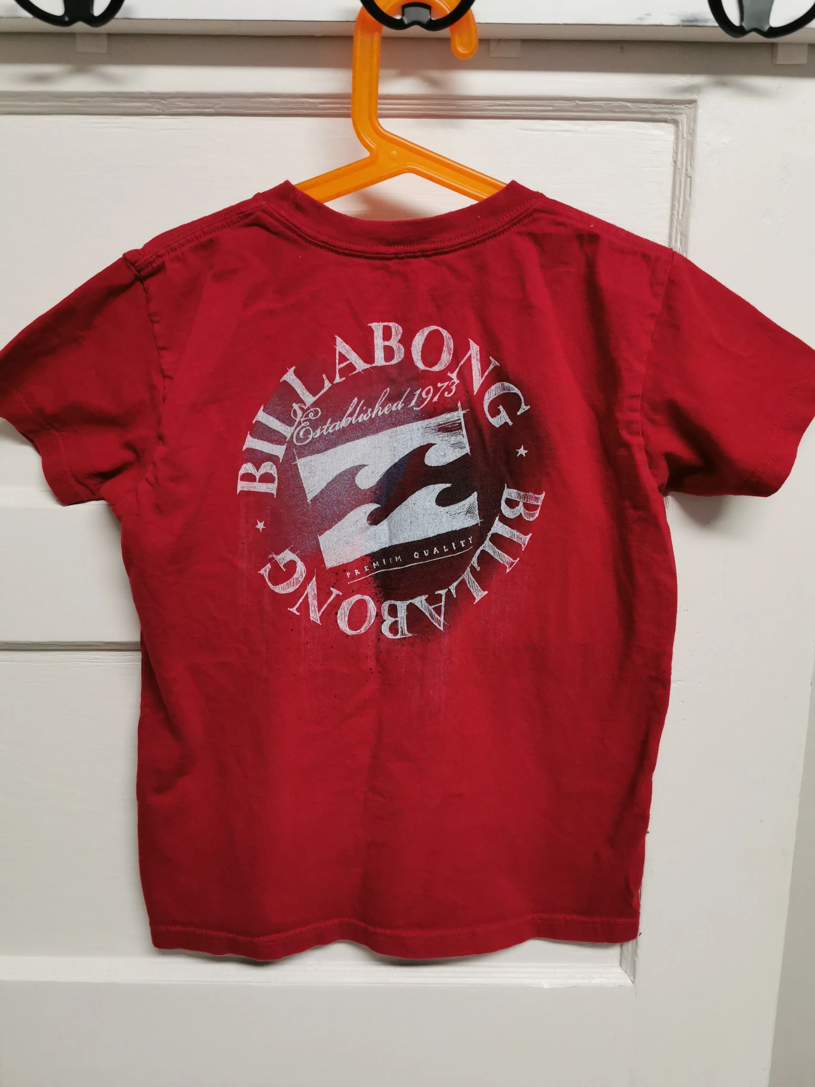BOY SIZE 6 YEARS - BILLABONG, Organic Cotton T-shirt EUC B49