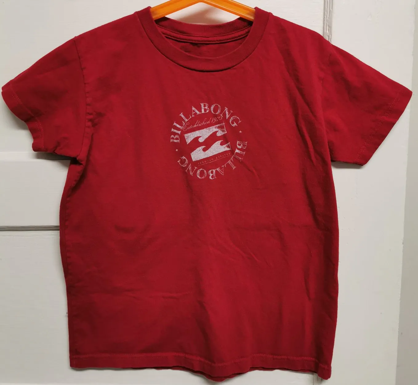 BOY SIZE 6 YEARS - BILLABONG, Organic Cotton T-shirt EUC B49