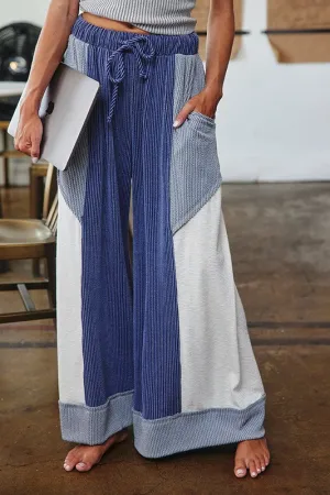 Brie Color Block Wide Leg Pants
