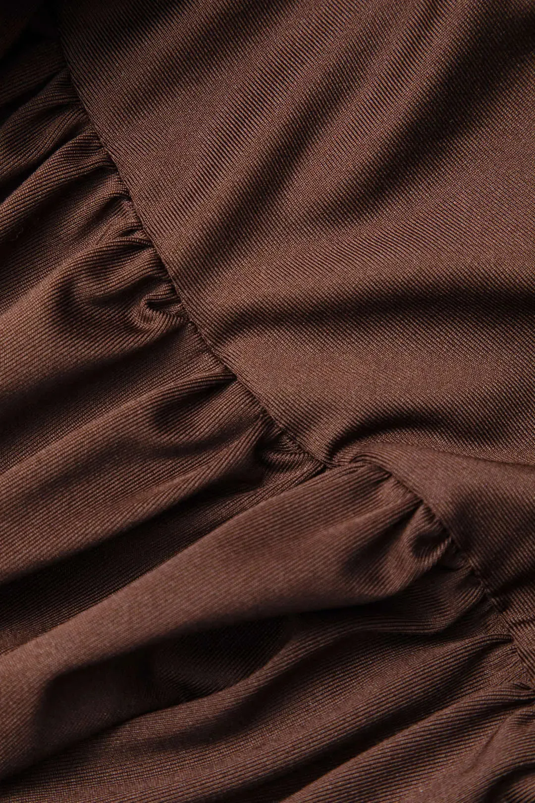 Brooke - Elegant Ruched High Neck Woman's Maxi Dress