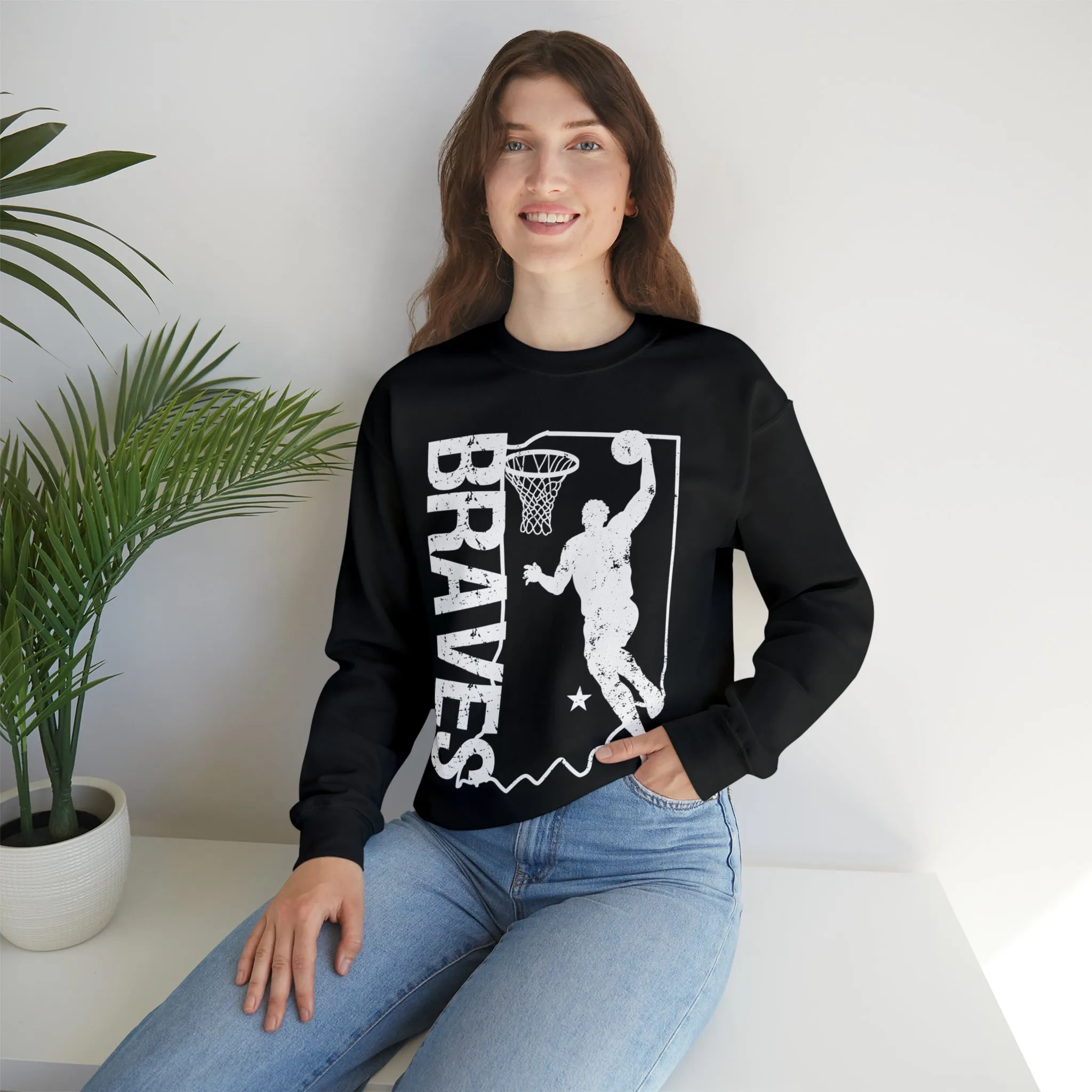 Brownstown Braves Crewneck Sweatshirt