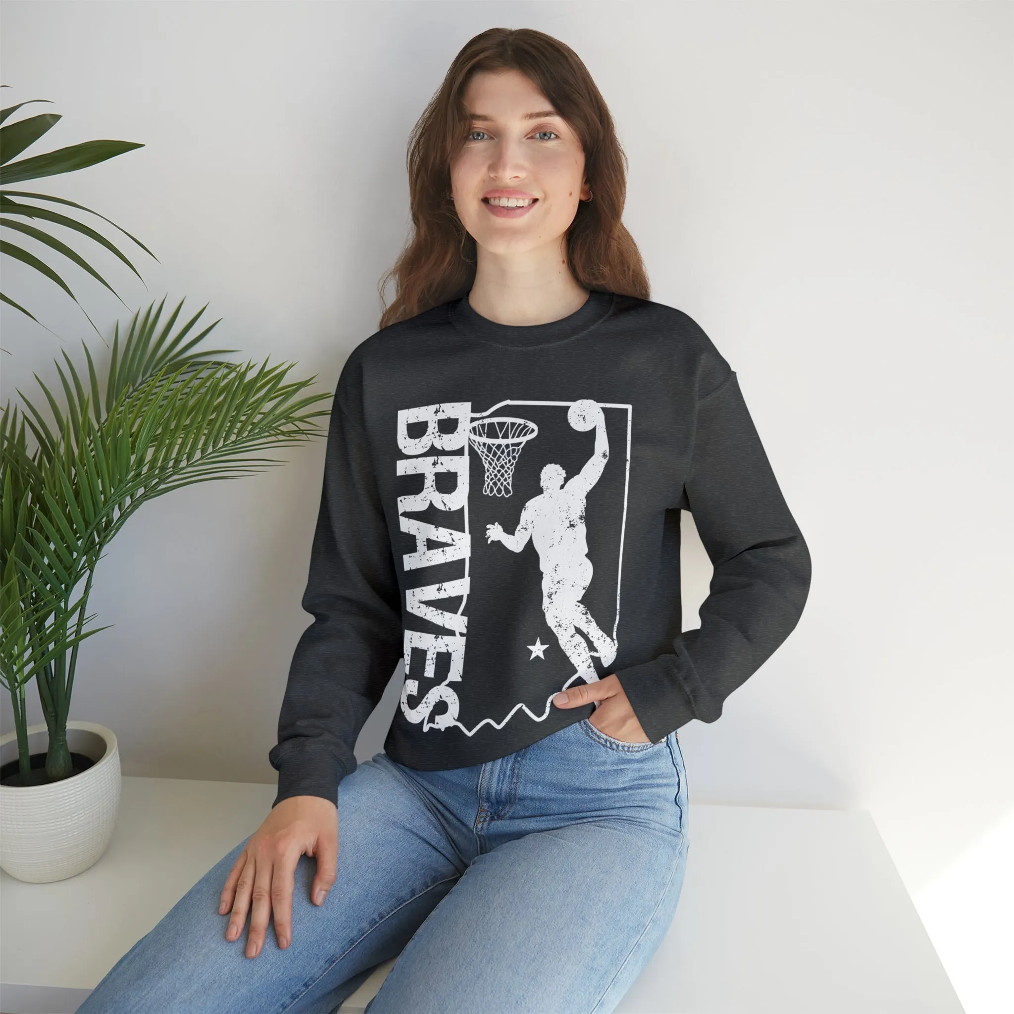 Brownstown Braves Crewneck Sweatshirt