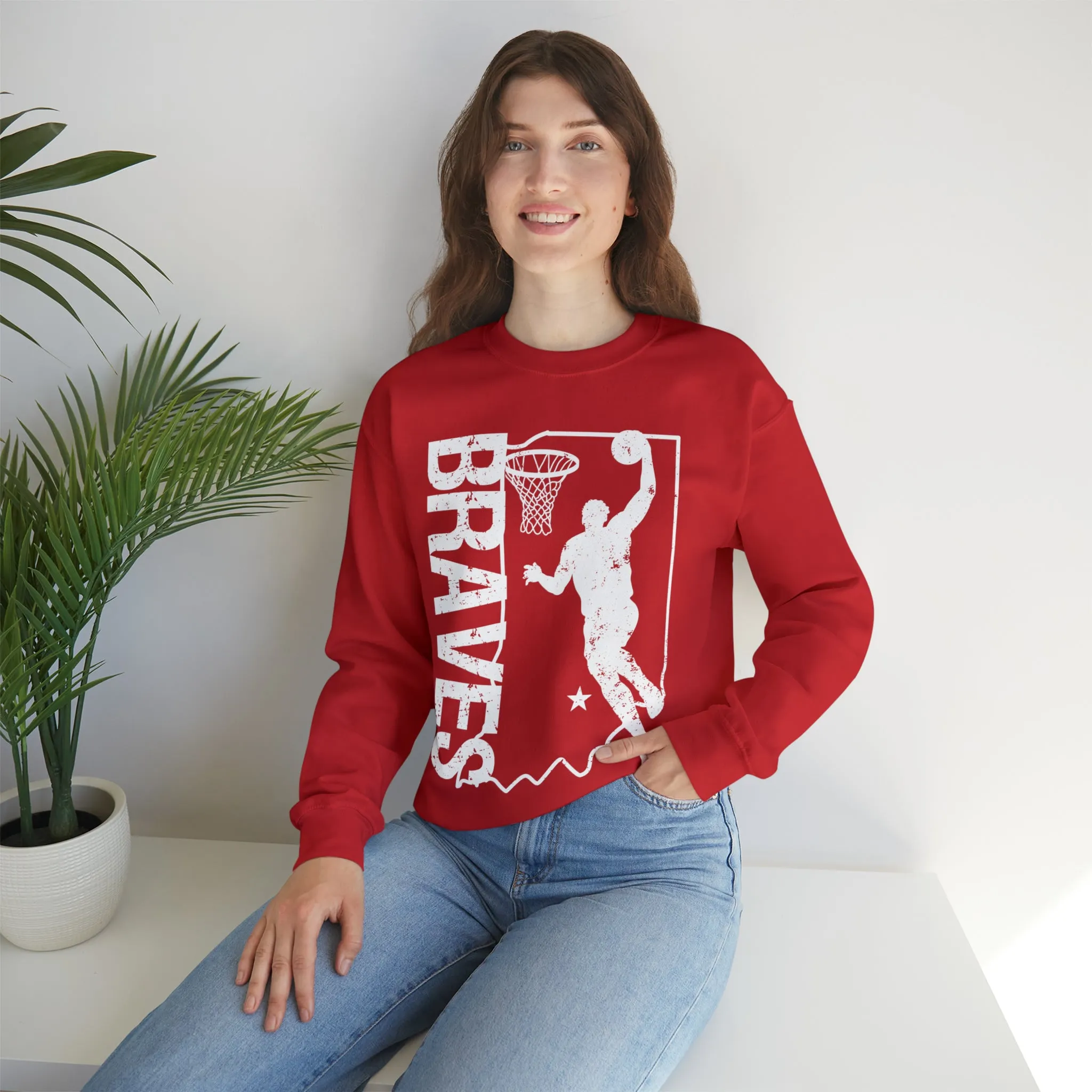 Brownstown Braves Crewneck Sweatshirt