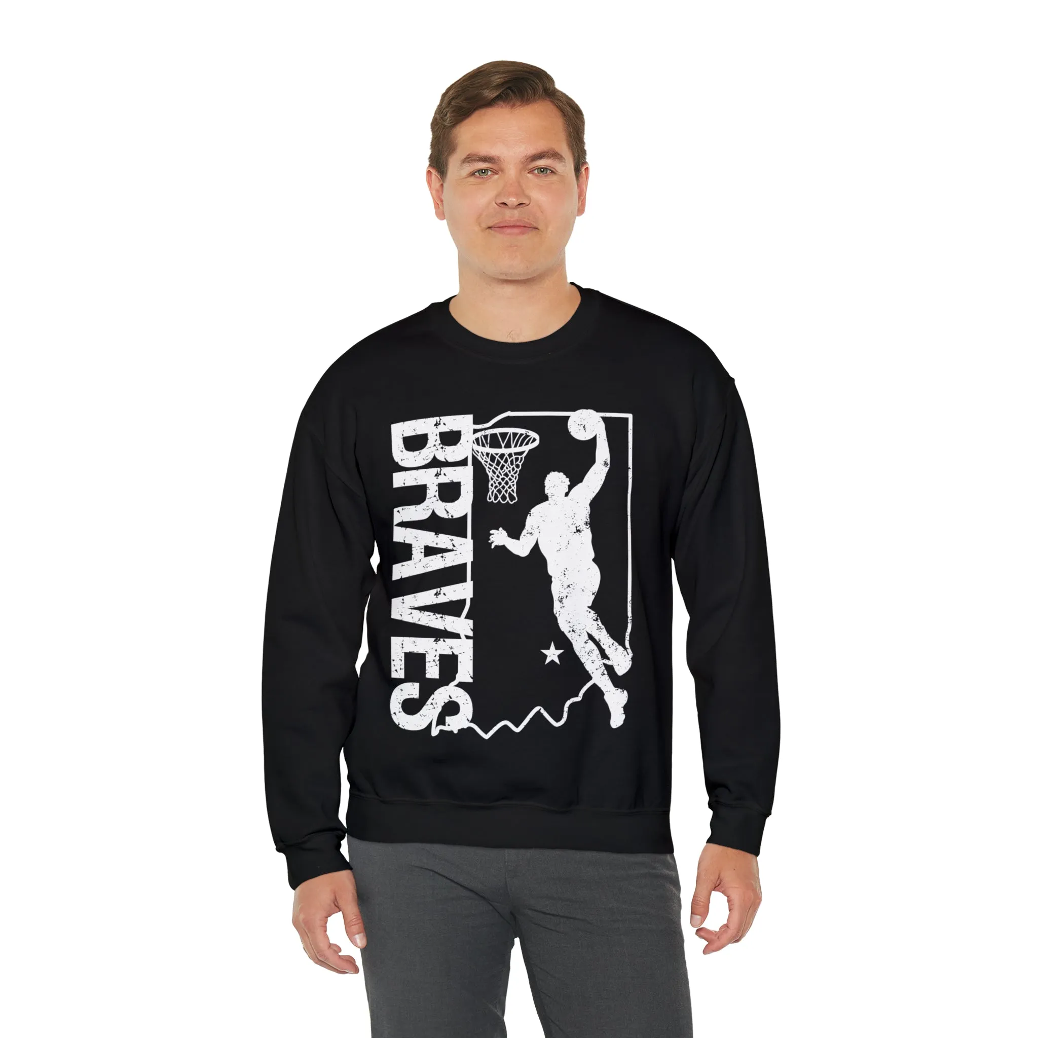 Brownstown Braves Crewneck Sweatshirt