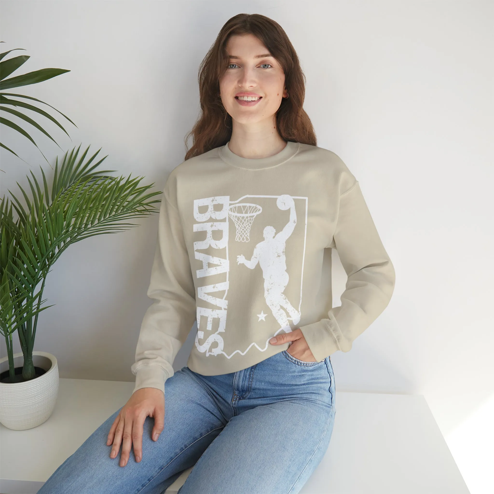 Brownstown Braves Crewneck Sweatshirt