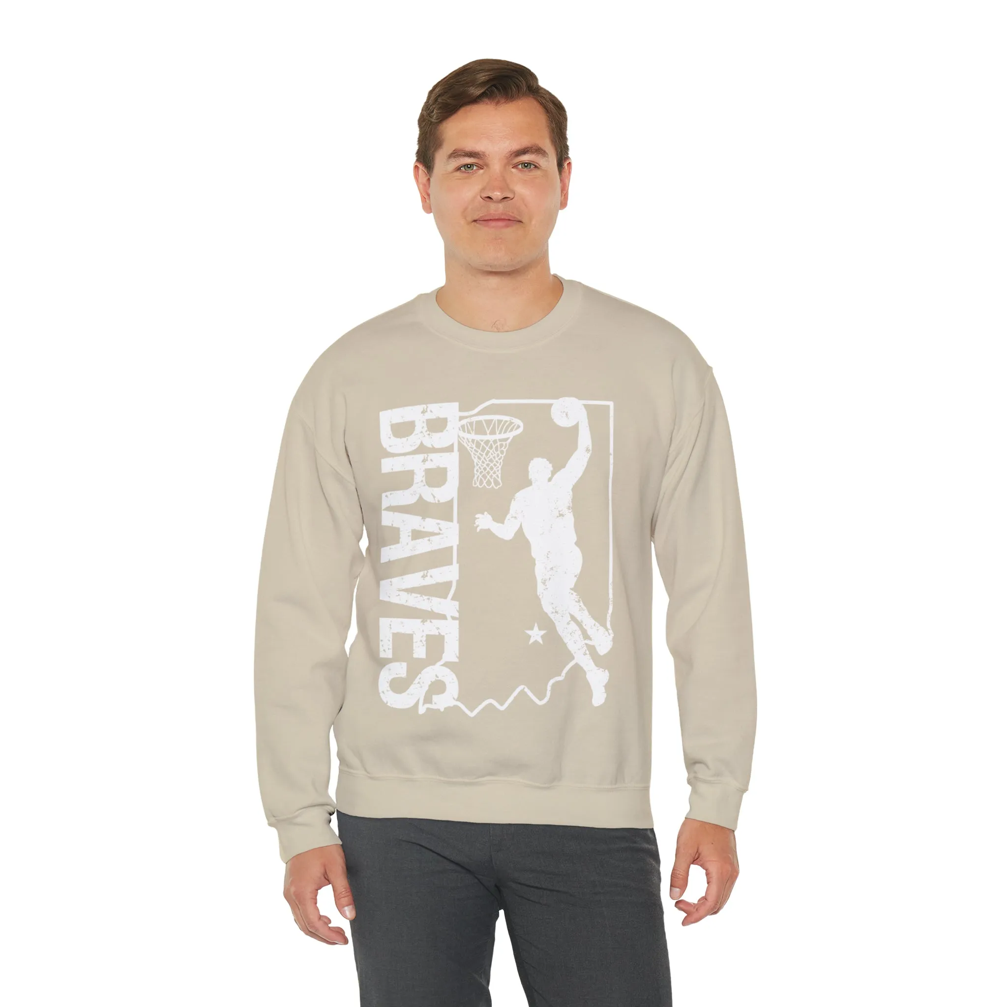 Brownstown Braves Crewneck Sweatshirt