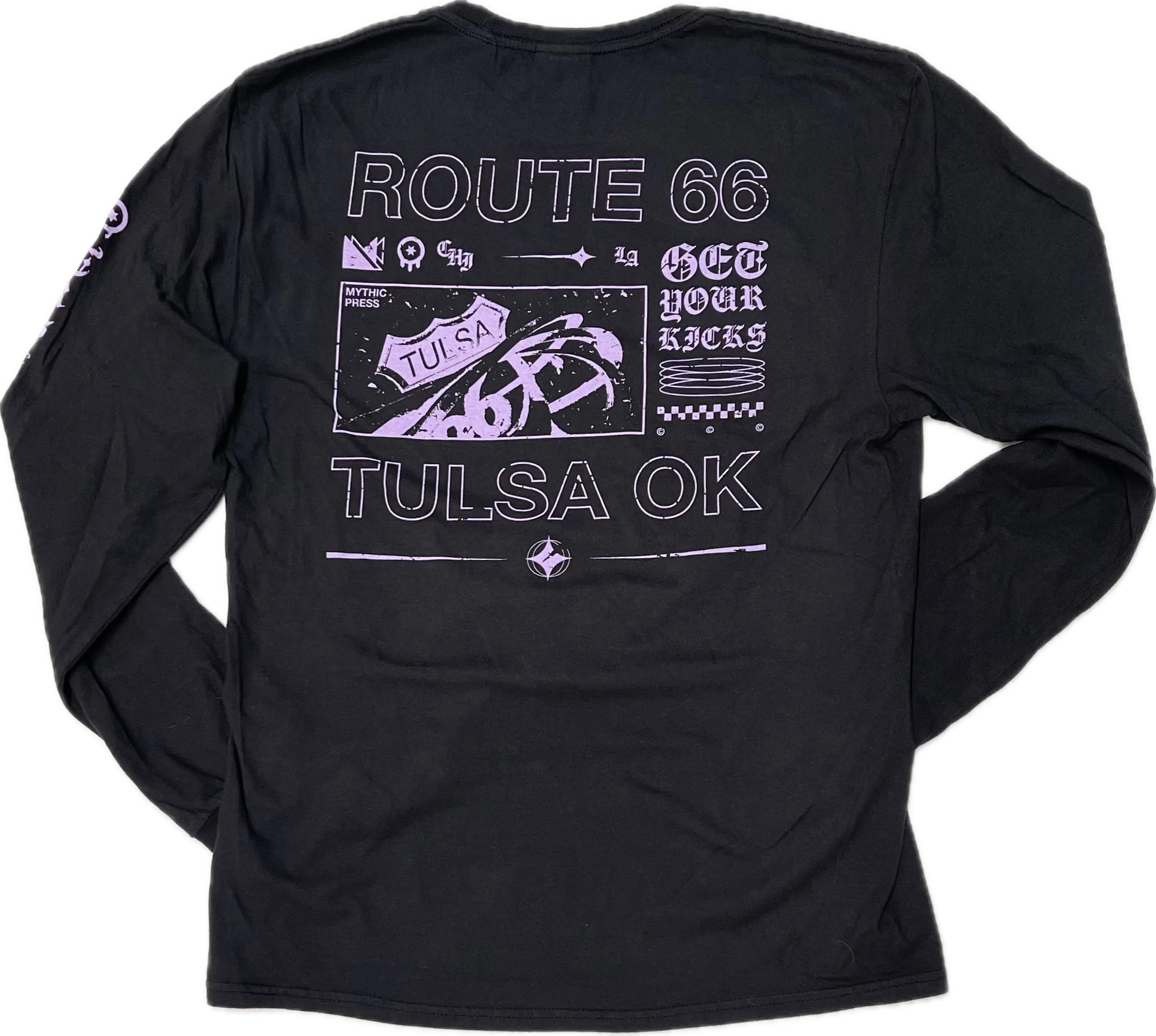 Brutalist Route 66 Long Sleeve Tee