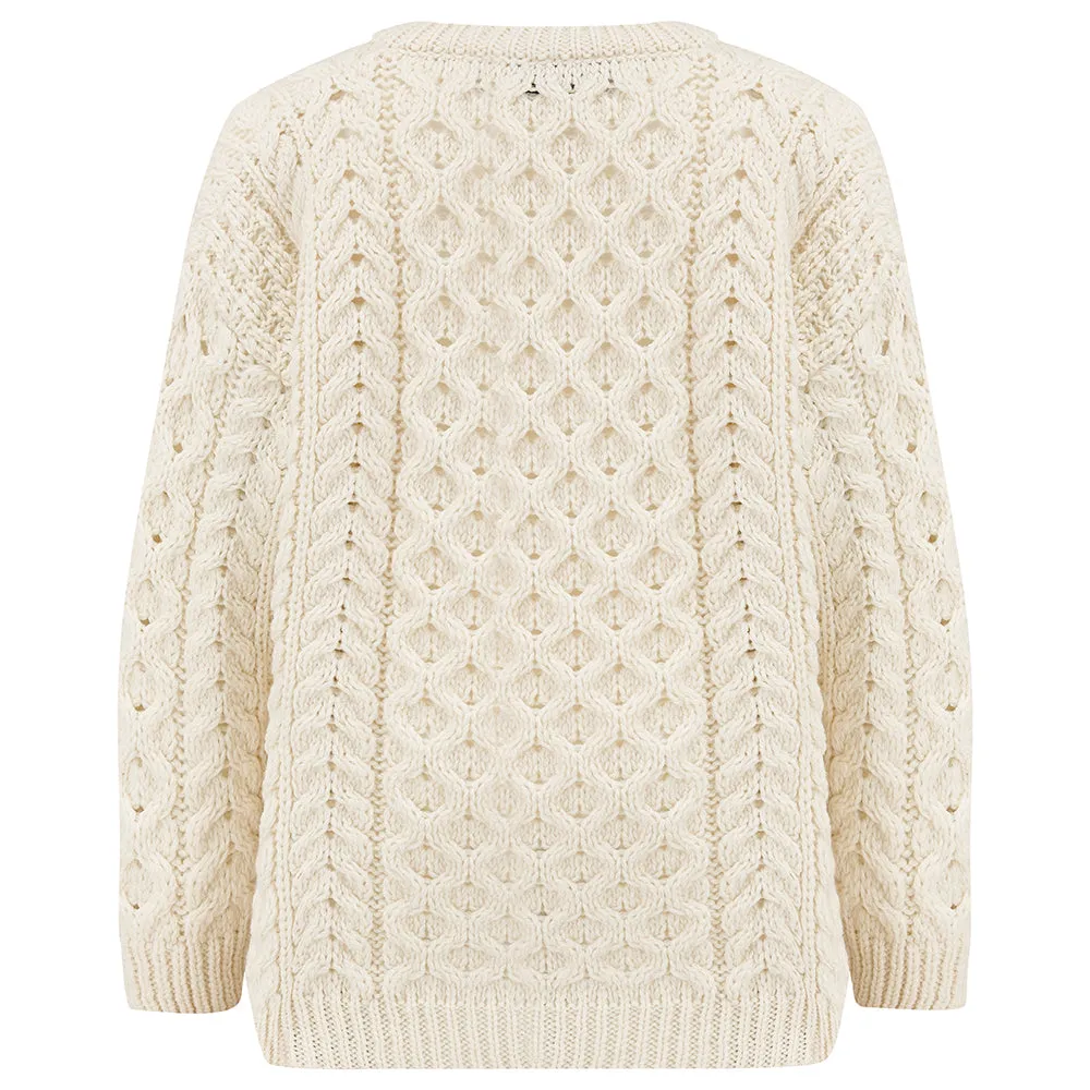 Cadogan Supersoft Merino Children's Sweater - Cream