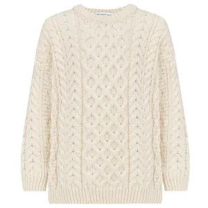 Cadogan Supersoft Merino Children's Sweater - Cream