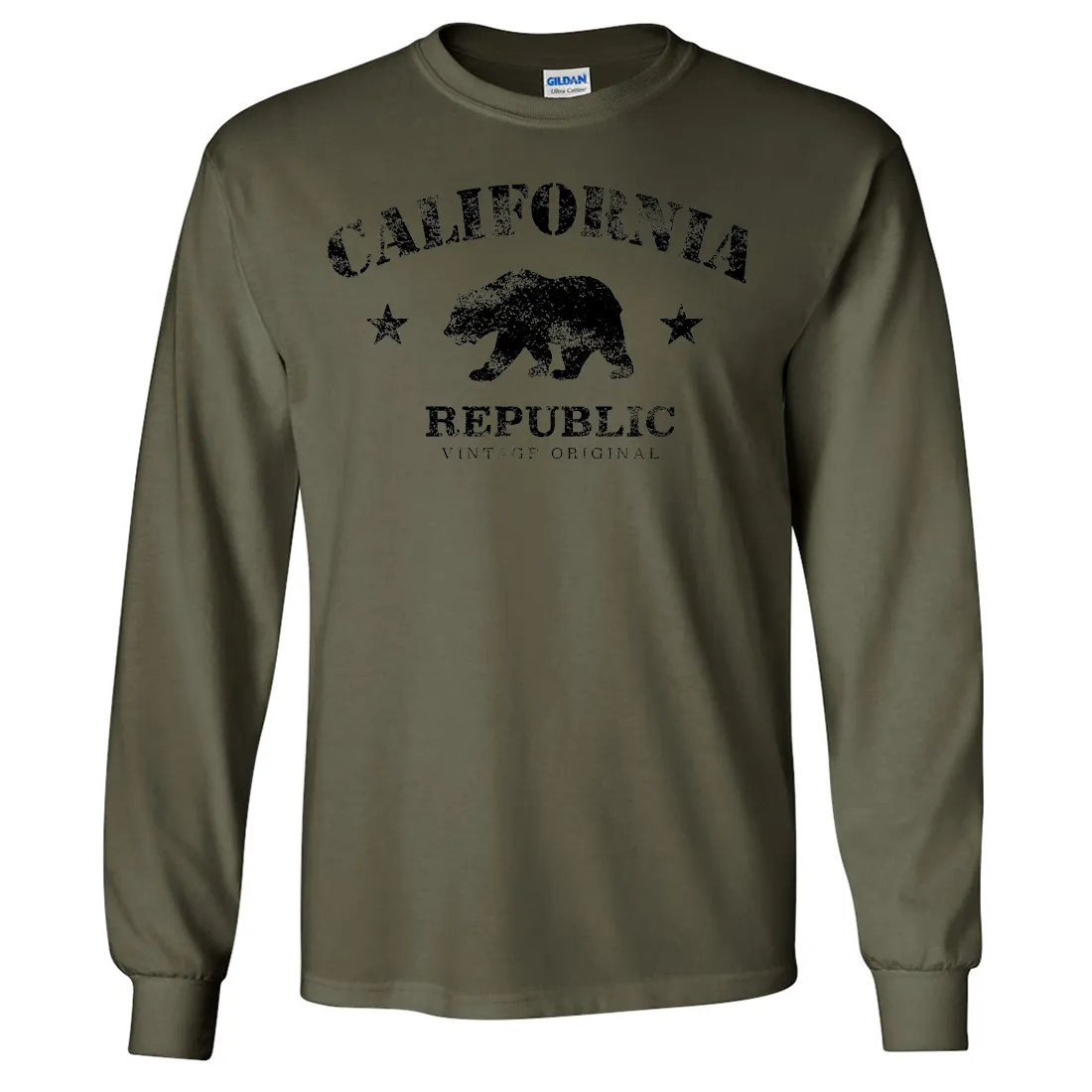 California Republic Vintage Original Long Sleeve Shirt
