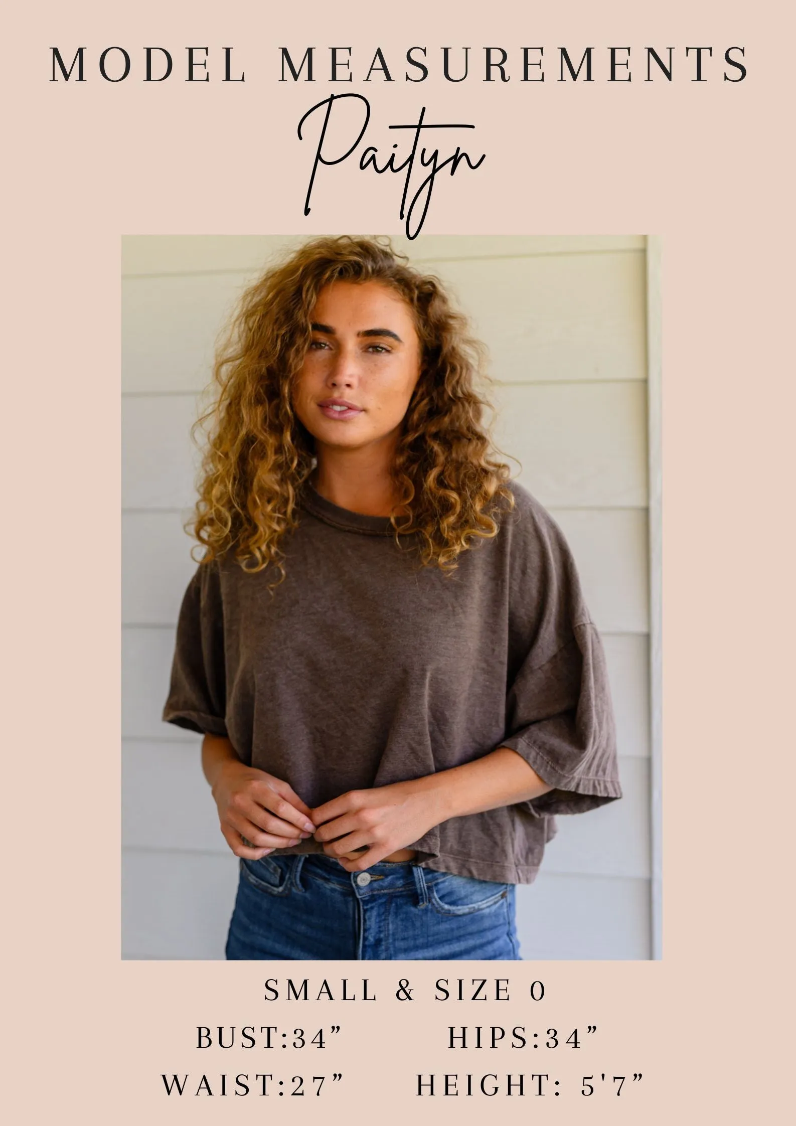 Calm in the Chaos V-Neck Top in Oatmeal