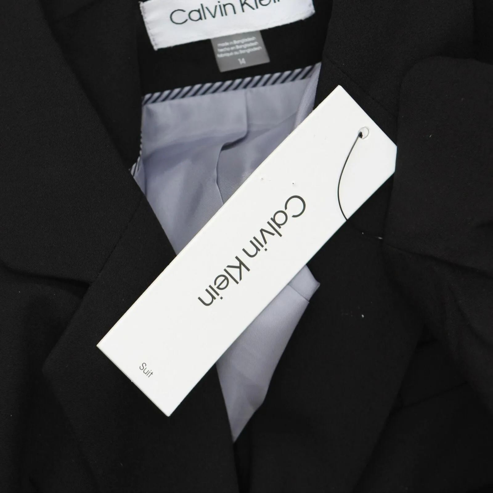 Calvin Klein Womens Suit Separate Office Two-Button Blazer Jacket CSE1706A