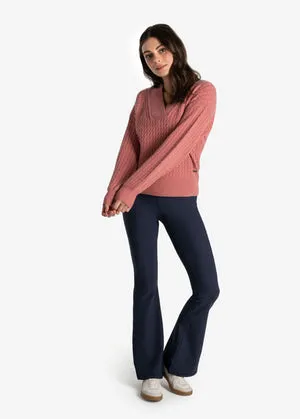 Camille V-Neck Women's Sweater