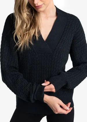 Camille V-Neck Women's Sweater