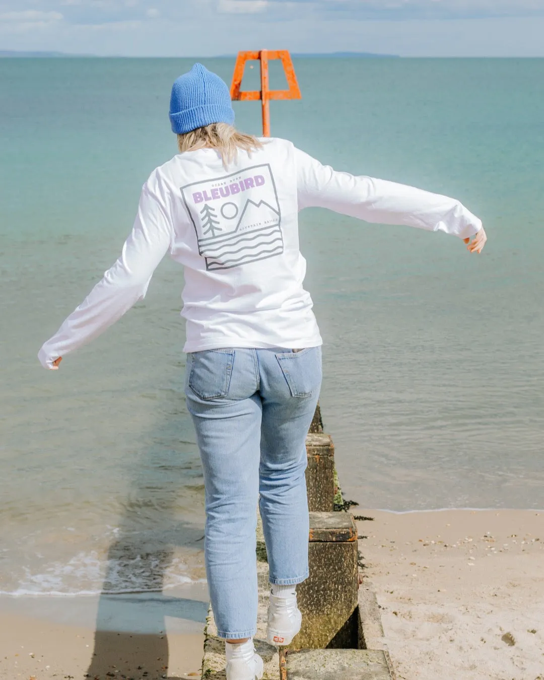 CAMPOUT LONG SLEEVE TEE - WHITE