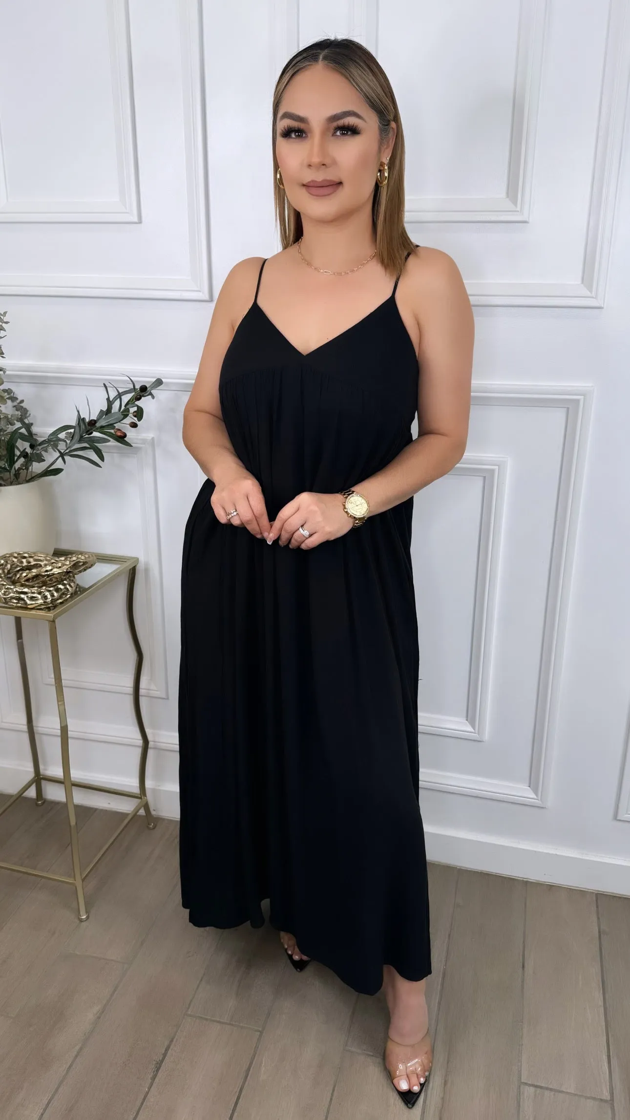 CAPRI BLACK DRESS
