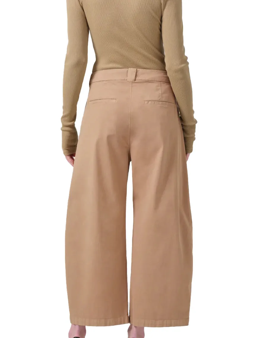 Cara Cropped Pleated Trouser In Nano