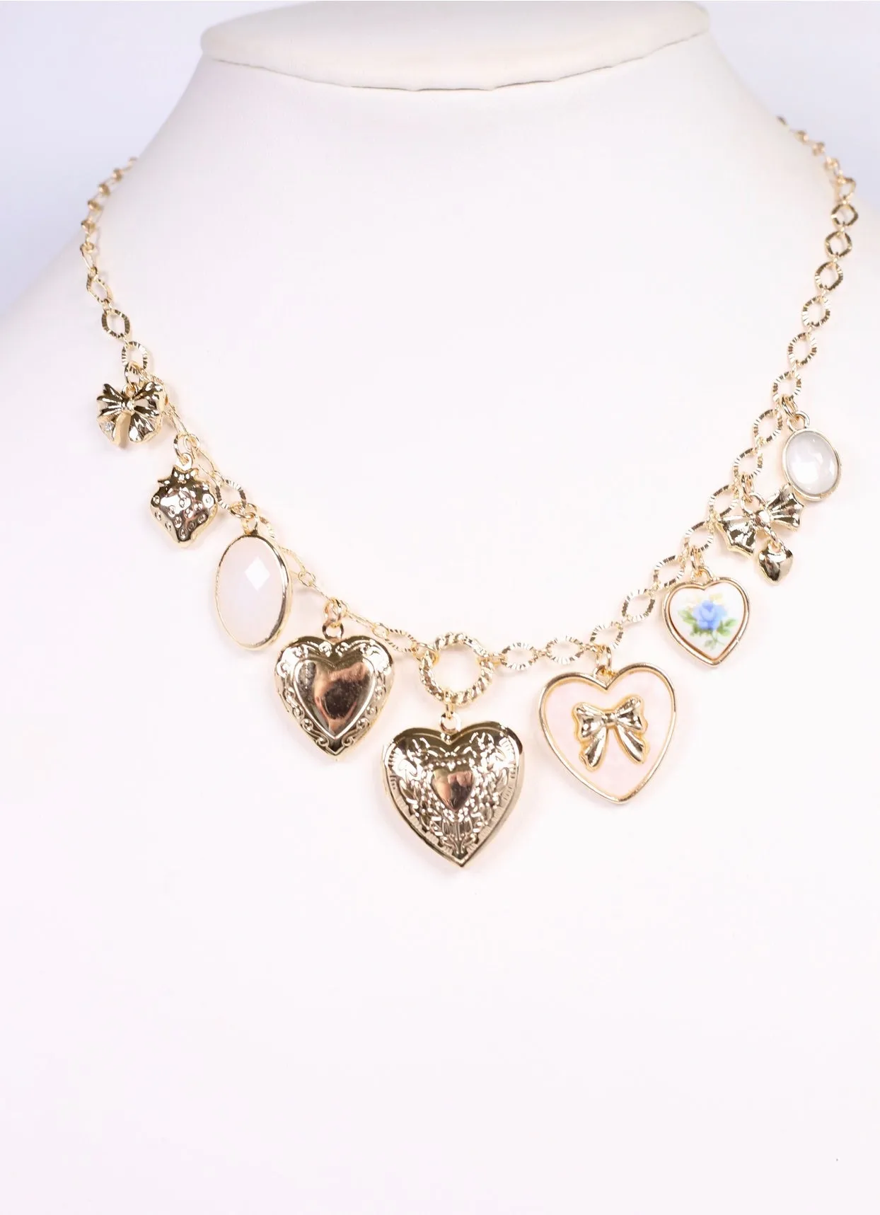 Caroline Hill - Bellsario Charm Necklace Gold
